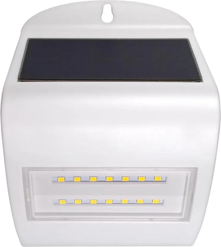 IMMAX venkovní solární LED osvětlení s čidlem/ 3W/ 4000K/ 350lm/ IP65/ bílé 08444L
