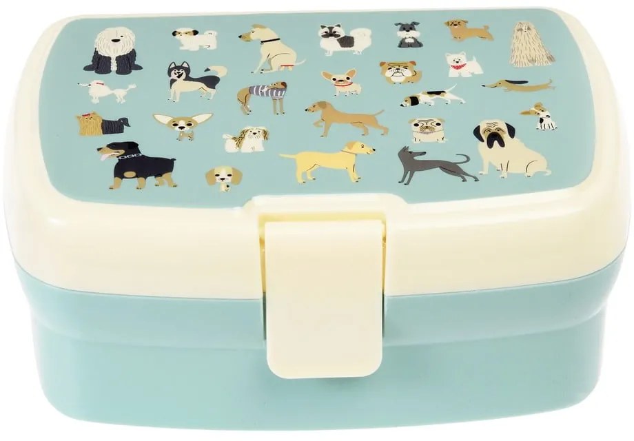 Svetlomodrý detský desiatový box Best in Show – Rex London