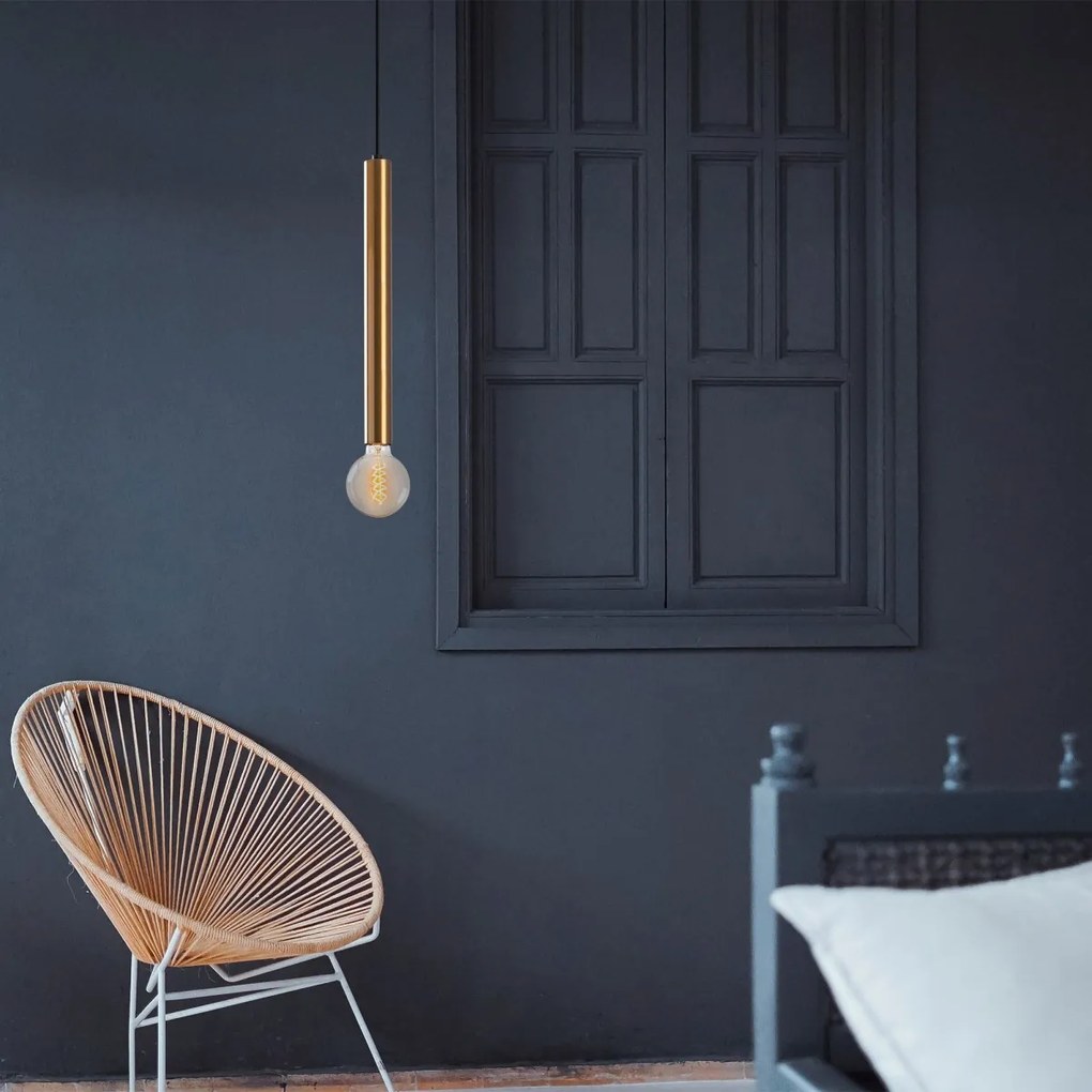 Závesné svietidlo Tempo V zlaté