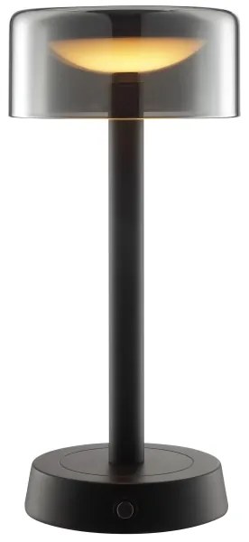 Brilliant - LED stmievateľná nabíjateľná dotyková stolná lampa RAZOR LED/2,5W/5V 2700K IP44 čierna