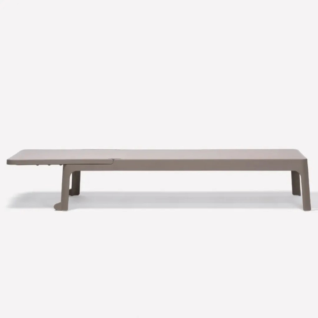 PLANO záhradné lehátko tortora/tortora