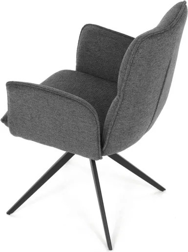 Jedálenská stolička sivá DCH-D1328 GREY2