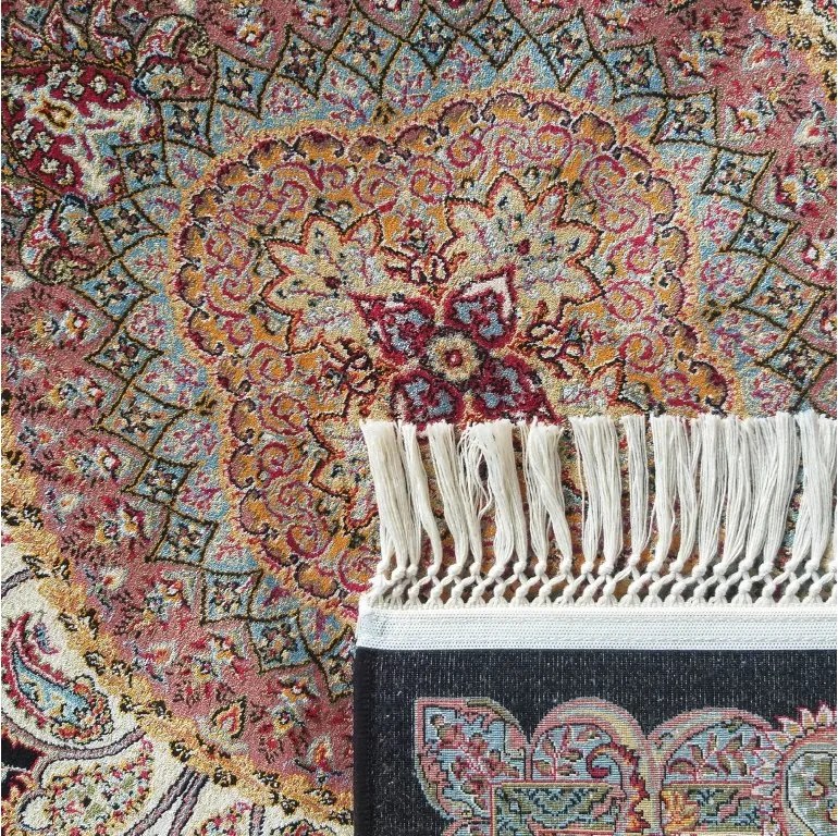 DY Prémiový koberec s exkluzívnym vzorom Pers 03 - modrá Rozmer: 400x500 cm