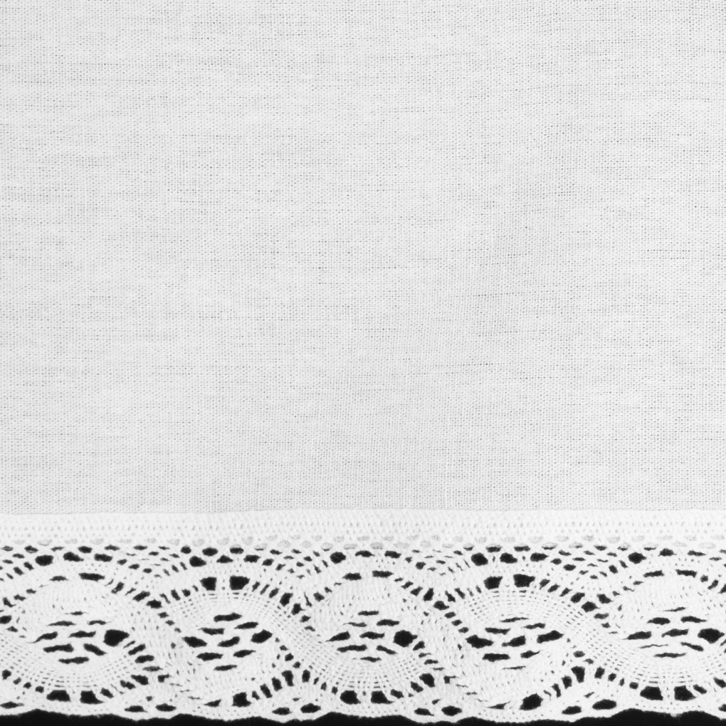 FIRANA GOTOWA VINCE NA SZELKACH 150X30 CM BIAŁY