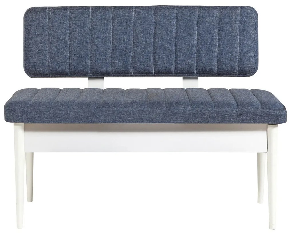 Jedálenský set Vina 5D biela/tmavomodrá