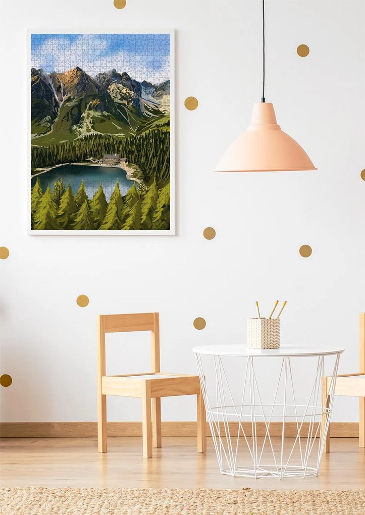 Puzzle Popradské pleso - 500 dielikové (33,5x48cm) - 26,9€