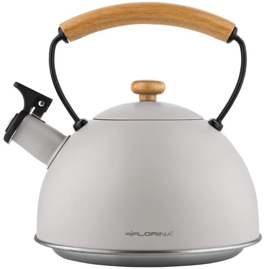 Nerezový čajník 2,3 l Natura Line šedý