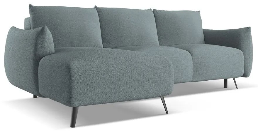 Svetlomodrá rohová pohovka (ľavý roh) Malie – Makamii