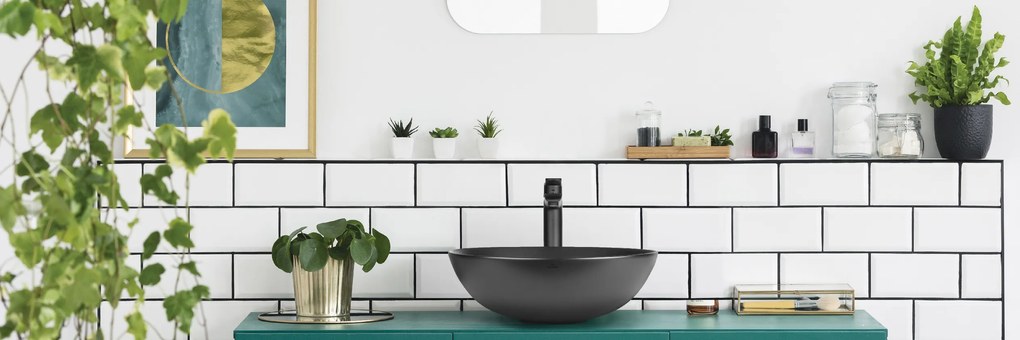 Invena Siros, vysoká umývadlová batéria h-258, čierna matná, INV-BU-90-W04-A