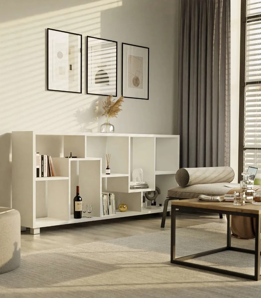 REGÁL KNIŽNICA BIELA IRENE