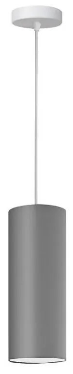 Luster na lanku ZIK 1xE27/40W/230V šedá