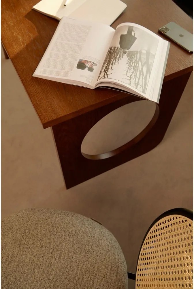 Hnedý písací stôl Woodman Bau