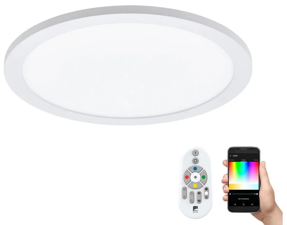 Eglo 97958 - LED RGBW Stropné svietidlo SARSINA-C LED/16W/230V + diaľkové ovládanie