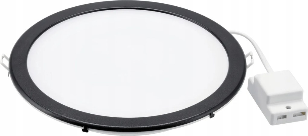 LED zapustený panel - 19w 2000lm 4000k + čierny rám