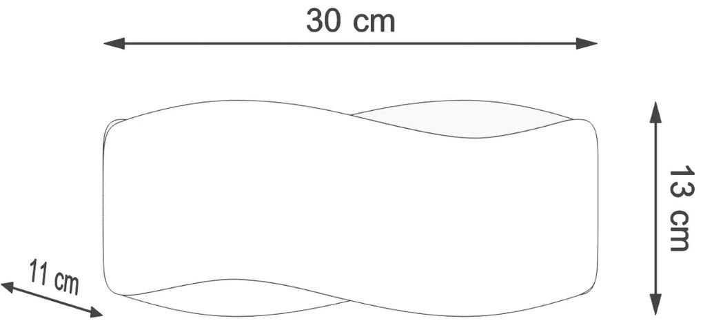 Nástenné svietidlo Tila, 1x čierne kovové tienidlo, (30 cm)