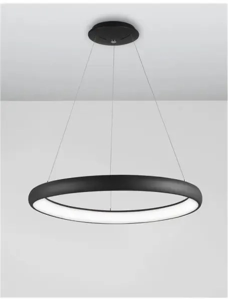LED luster Albi 60 čierne
