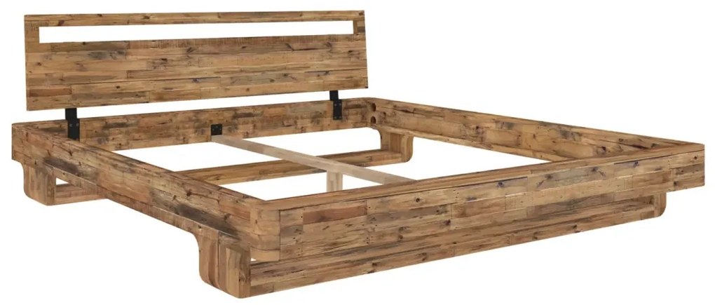 furniture-nabytek.cz - Masívna posteľ Indra z borovice, lakovaná, hnedá – 180×200 cm