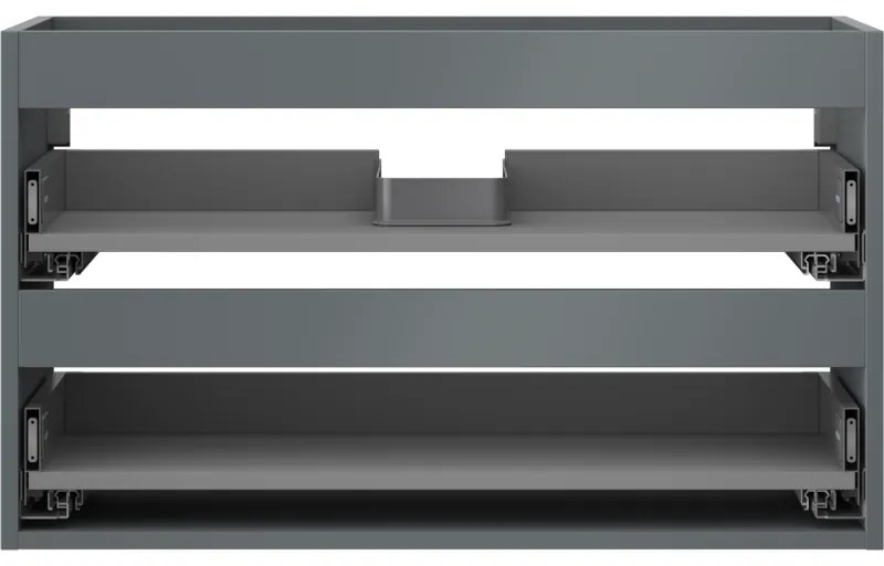 Mexen Box-A, závesná skrinka 80 cm, 2 zásuvky, grafitová matná, 91AX0-0800-470-2-66