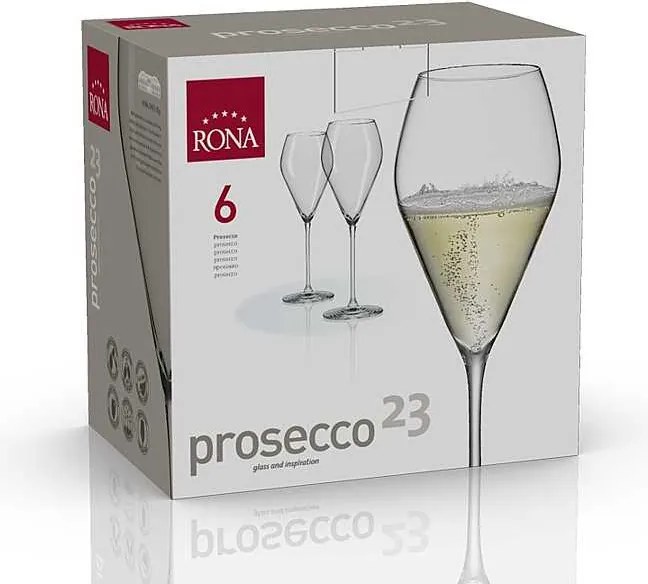 Rona poháre na prosecco UNIVERSAL 230 ml 6 ks