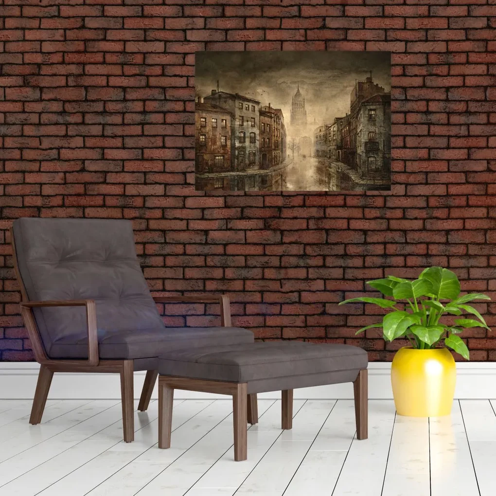 Obraz - Maľba mesta (70x50 cm)