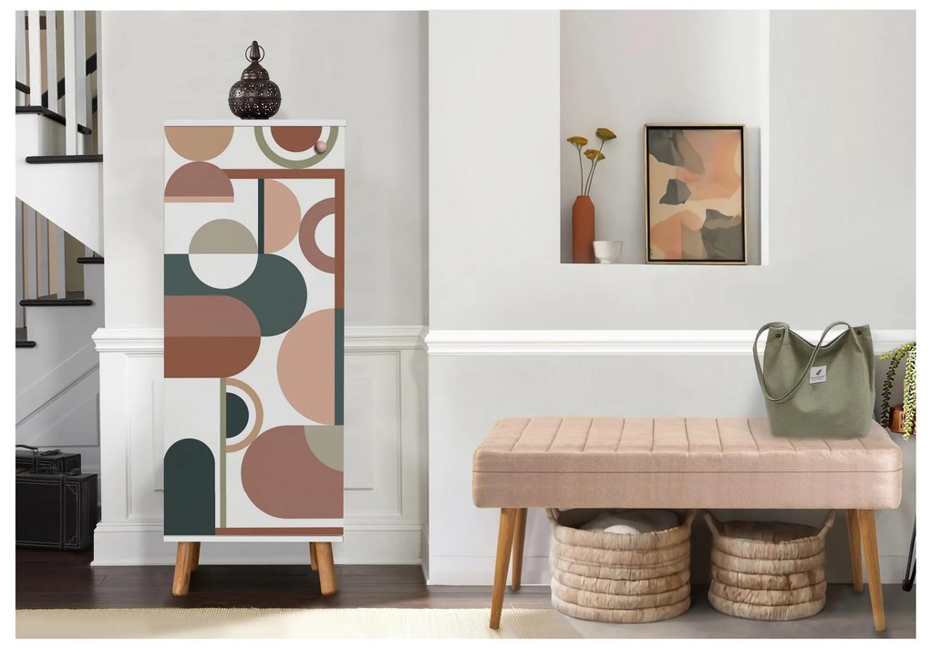 Predsieňová zostava Beside 40 (biela + kameň). Akcia -18%. Vlastná spoľahlivá doprava až k Vám domov. 1094013