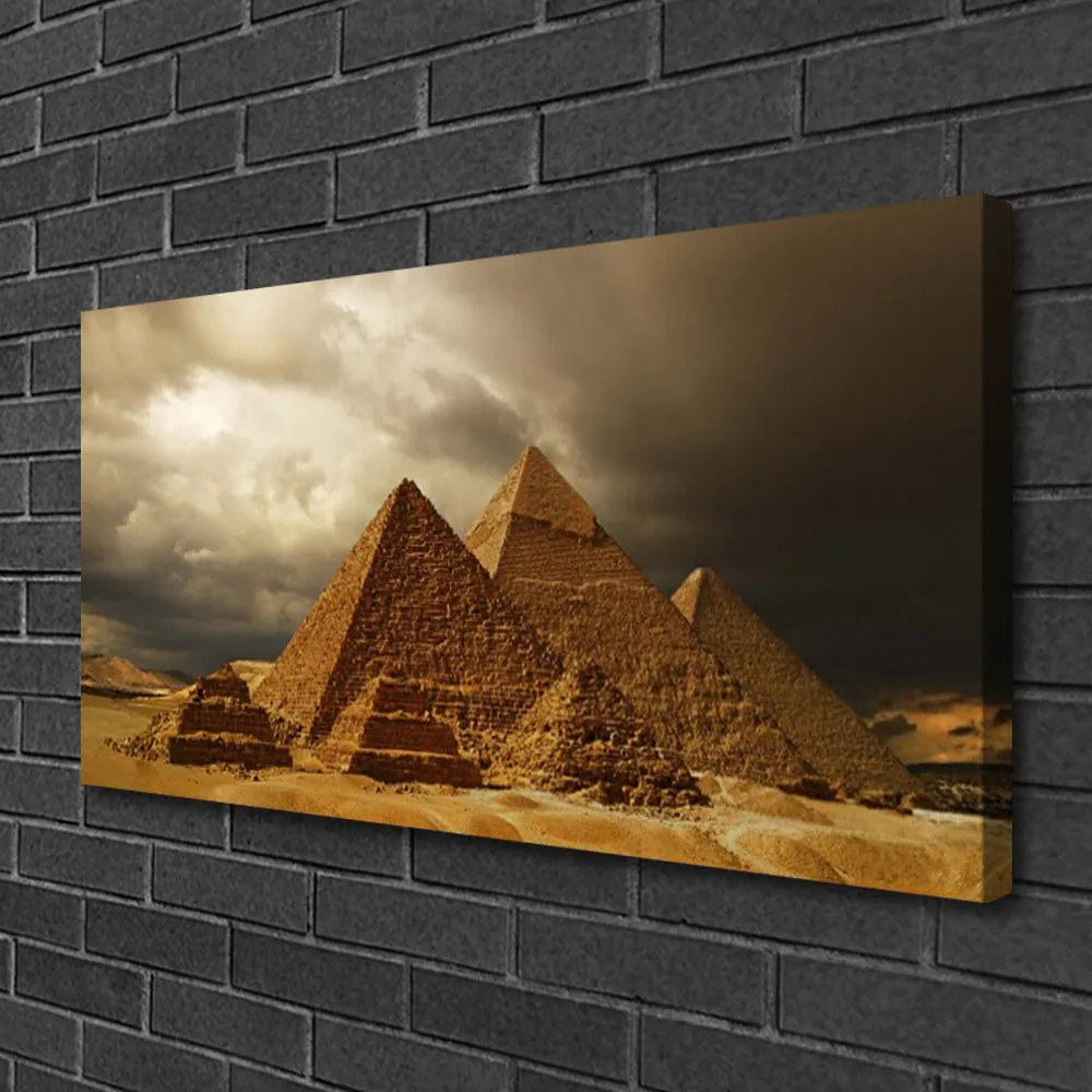 Obraz na plátne Pyramídy architektúra 100x50 cm