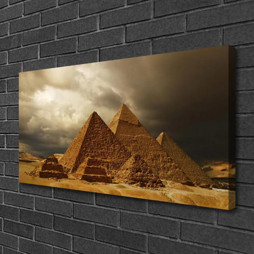 Obraz na plátne Pyramídy architektúra 120x60 cm