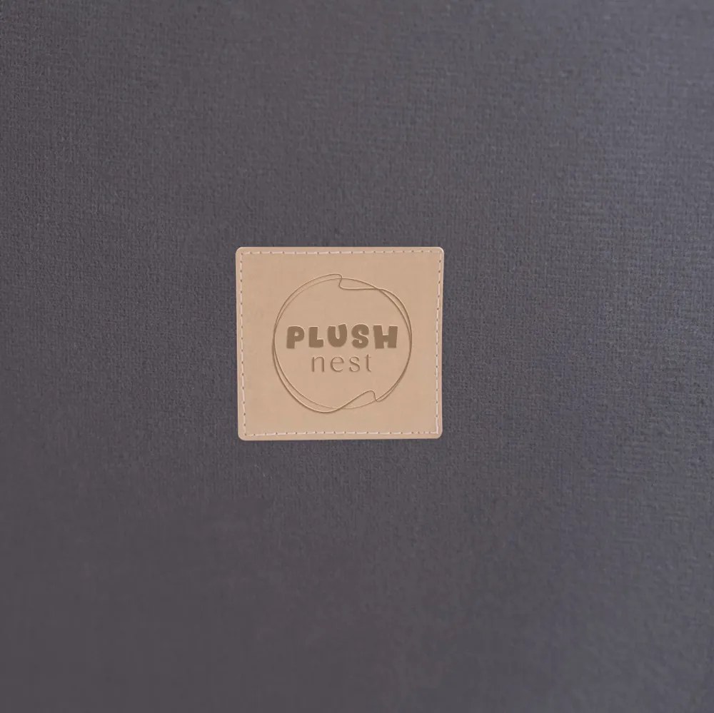 Suchý bazén pre deti zamatový 90 x 30 + 200 loptičiek - šedý