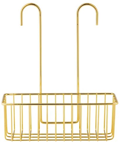 BISK Erga NIAGARA, kúpeľňová polička na prísavky, zlatá lesklá, ERG-08349