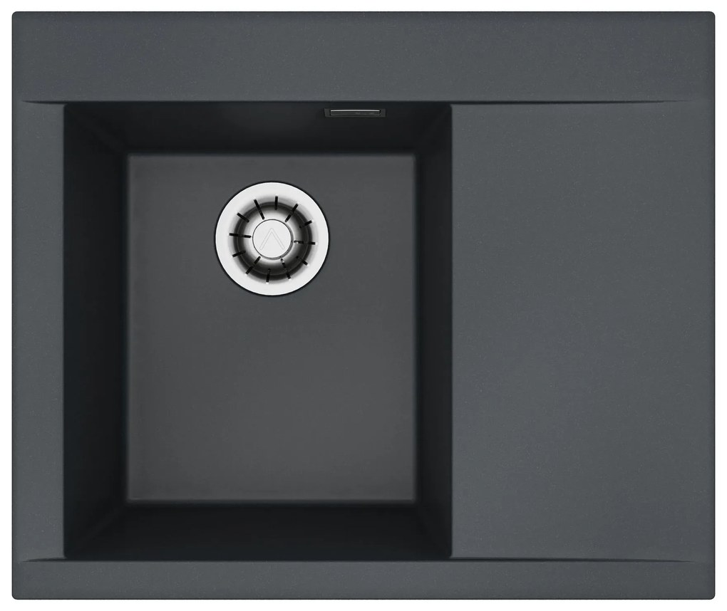 ALVEUS CZ PURE-G 50 L černý A90 + QC sifon_algranit