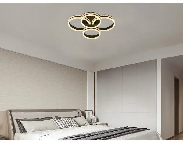 LED stmievateľný prísadený luster LED/150W/230V 3000-6500K + diaľkové ovládanie