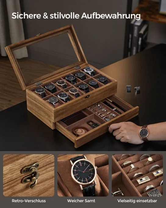 Pánska šperkovnica JOW012K01