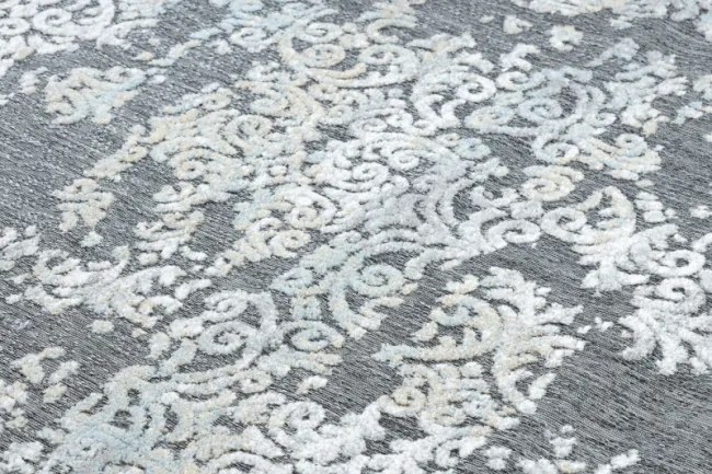 Koberec SOLE D3812 Ornament - ploské tkanie sivý / béžový