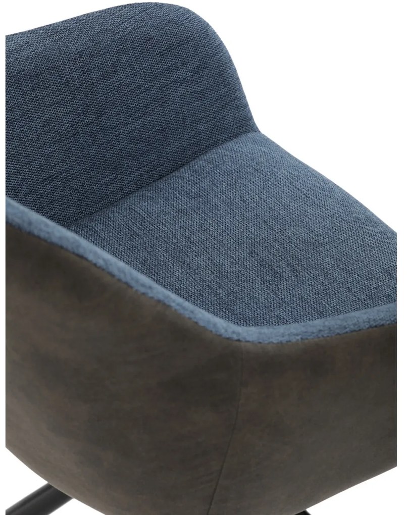 Sada jedálenských stoličiek s vratným mechanizmomDCH-Y1143 BLUE2, 2 ks
