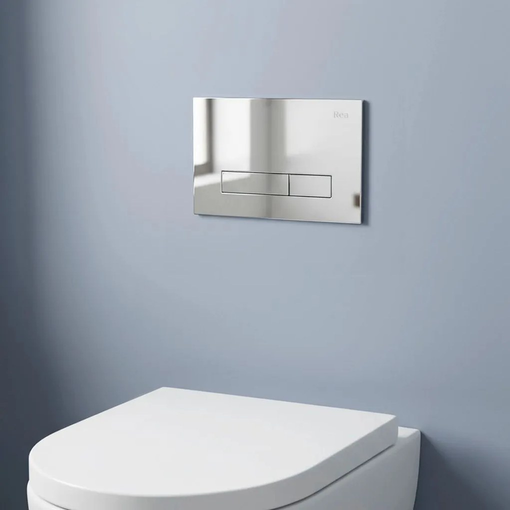 Tlačidlo k WC podomietkovým systémom REA HD K011A-Q, chróm
