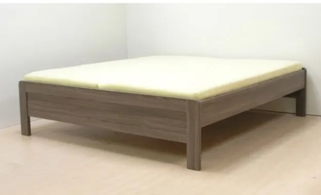 BMB KARLO s nízkymi čelami - kvalitná lamino posteľ 140 x 200 cm, lamino