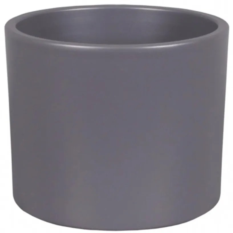 Obal na kvetináč  ZEUS PALETE keramický tmavosivý matný 15 cm