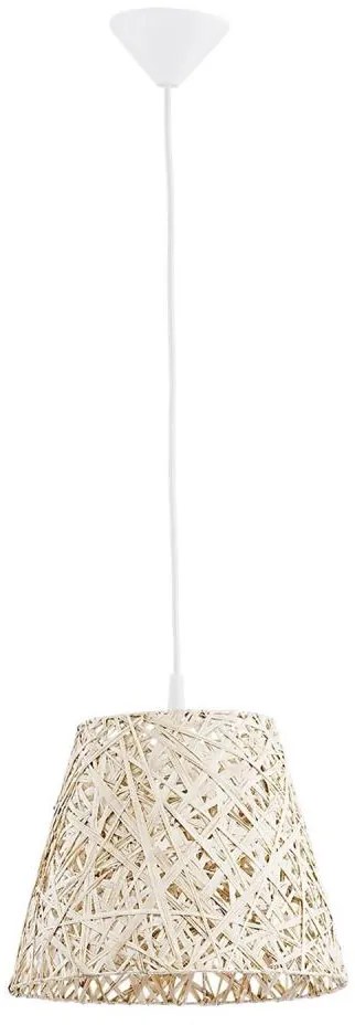 Luster na lanku CANNUCIA 1xE27/15W/230V krémová