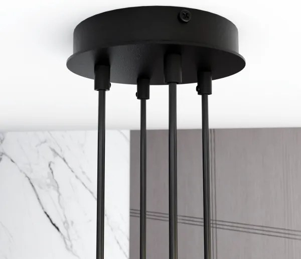 Luster na lanku MODUS 4xGX53/10W/230V čierna