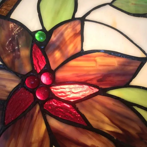 Tiffany luster stropnica ALYA Ø43 cm