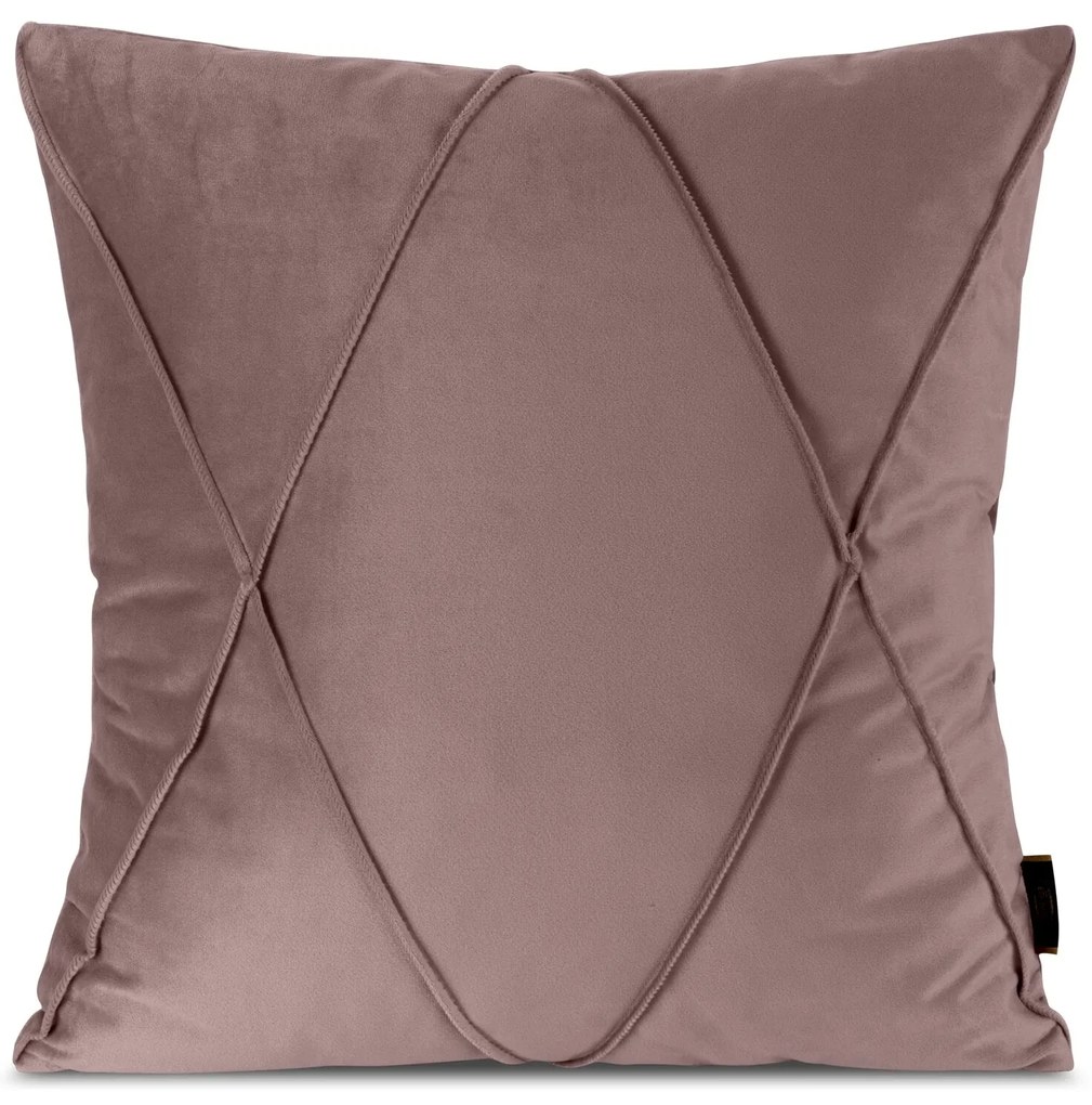 DEKORAČNÁ OBLIEČKA NA VANKÚŠ NALA1 45X45 CM PUDROVÁ