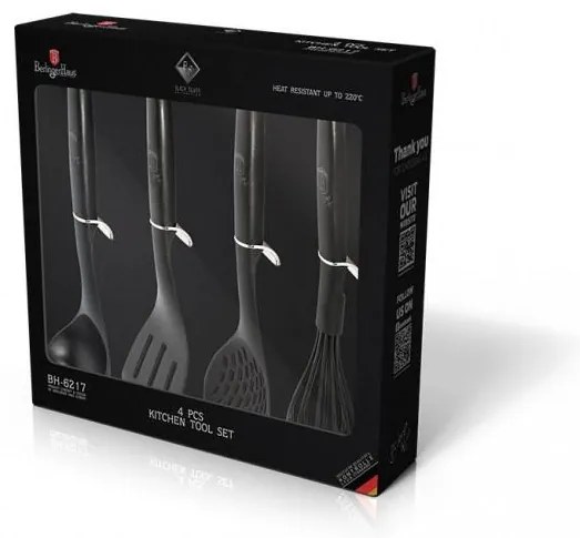 BerlingerHaus black sada kuchynských pomocníkov, 4 ks