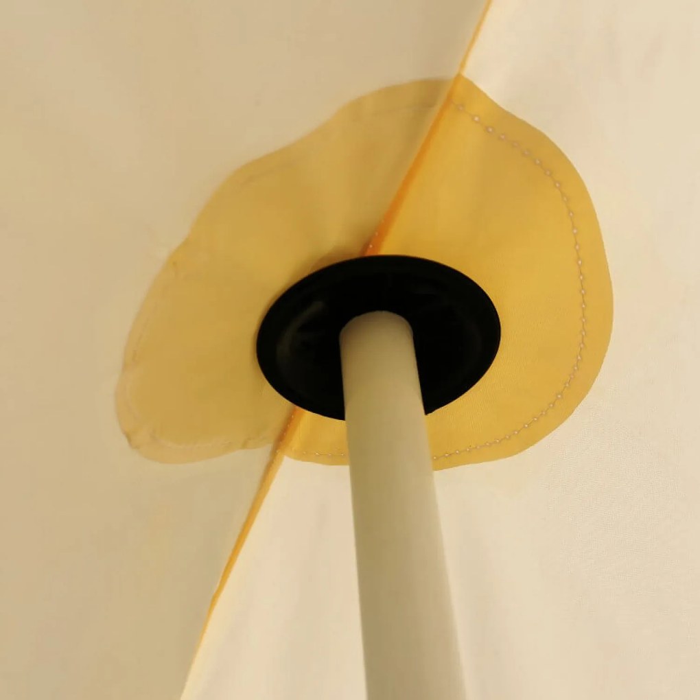 BRIMO Skladací nožnicový stan 3x3 m na Oslavy: Nepremokavá Ochrana a Bleskové Zloženie - s 3 stenami - Čierna 9