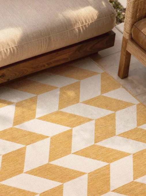 Koberec Ted Baker Haringey Terrick žltý / biely