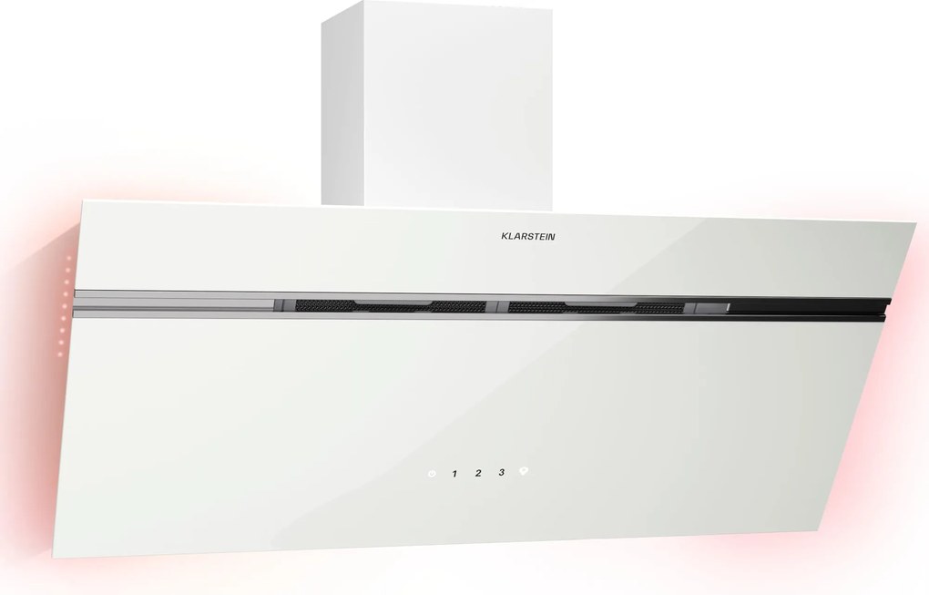 Klarstein Alina digestor, 80 cm, 600 m³/h, Tichý, EEK A