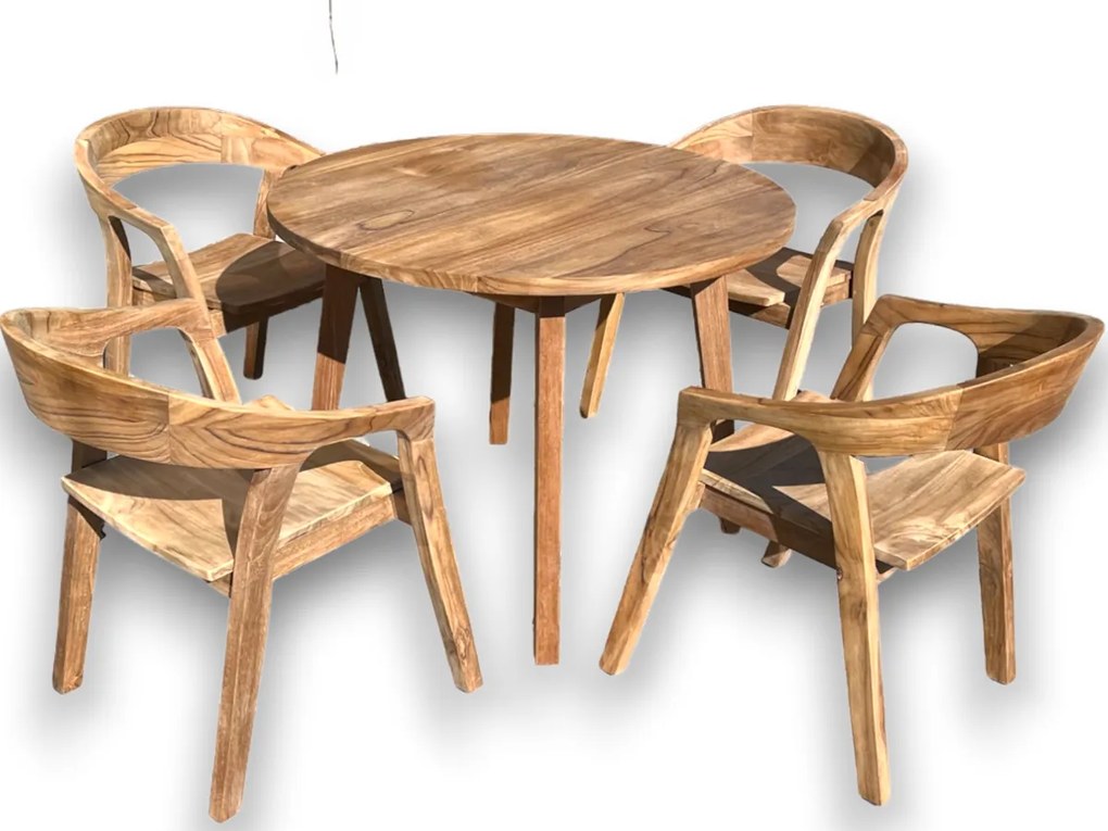 ROSARIO set z teakového dreva