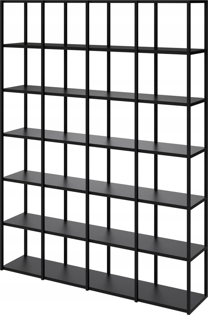 Regál Steel Box 212x160 Loft knihy a zakladače