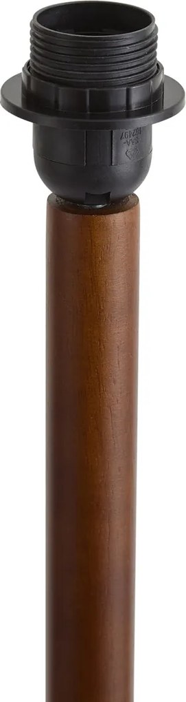 Japandi stojaca lampa orechové drevo bez tienidla 133 cm - Mels