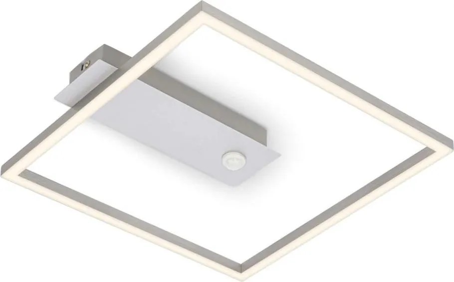 Briloner - LED stropné svietidlo so senzorom FRAME LED/14W/230V 3000K 30x32 cm matný chróm