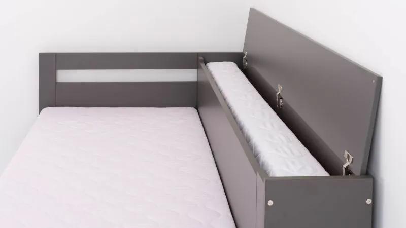 Drevona, posteľ REA CROBAT, s úložným priestorom a perinákom, navarra